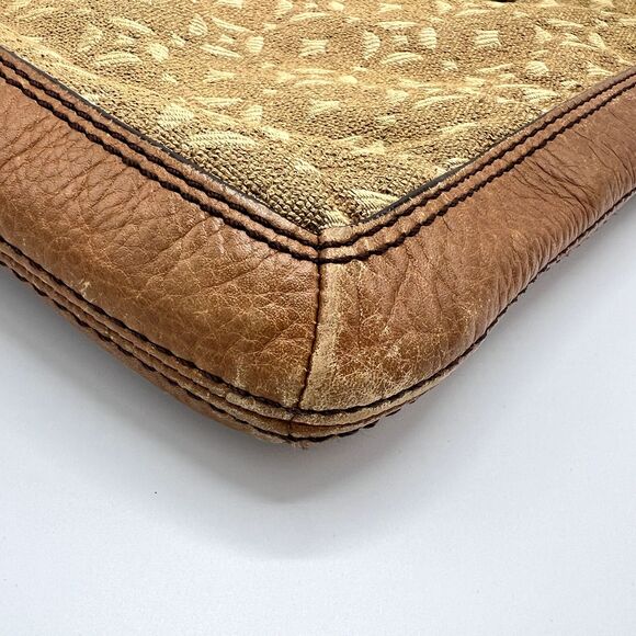 Fossil Crossbody Marlow Signature Shoulder Bag Brown/Tan Fabric Leather ZB5347 - Picture 5 of 10